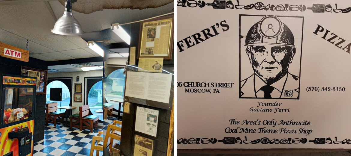 Ferri's Pizza Menu